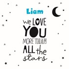 we love you more than the stars
